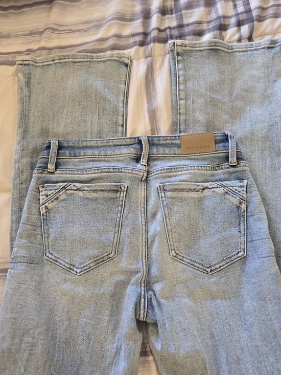 Buckle Denim - Buckle Black distressed bootcut jeans
